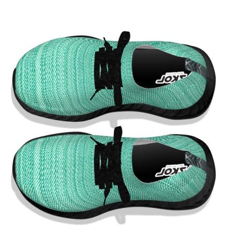 Aquamarine Weave - Black Soles